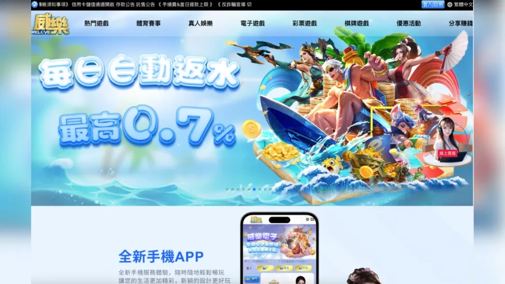 威樂娛樂城介紹1